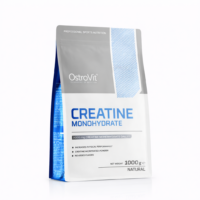 OstroVit Creatine Monohydrate je 100% čist kreatin monohidrat u prahu, bez dodataka. Povećava snagu, izdržljivost i mišićnu masu, uz čak 333 porcije u pakovanju.