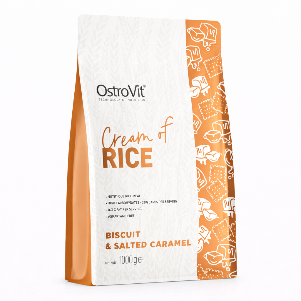 OstroVit Cream of Rice je brz, lako svarljiv izvor ugljenih hidrata bez dodatog šećera – idealan za energiju, oporavak i dijetalnu ishranu.