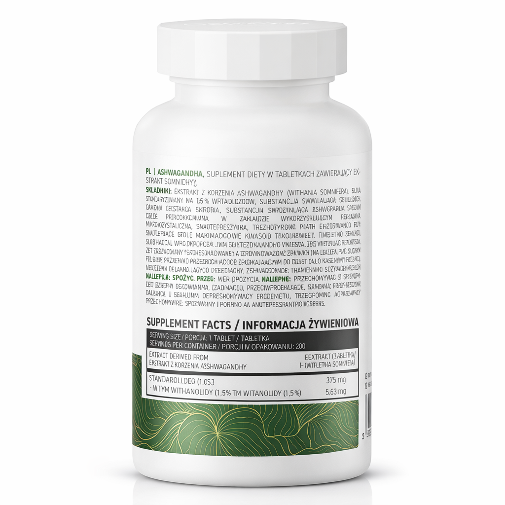 OstroVit Ashwagandha 375mg VEGE 200x - Слика 2