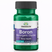 Swanson Boron 6 mg podržava zdravlje kostiju, hormonski balans i optimalnu apsorpciju minerala.
