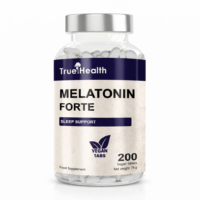 True Health Melatonin Forte 5 mg je dodatak ishrani koji podržava kvalitetan san, brže uspavljivanje i regulaciju biološkog ritma. Idealan za osobe sa problemima spavanja, stresom ili promenom vremenskih zona.