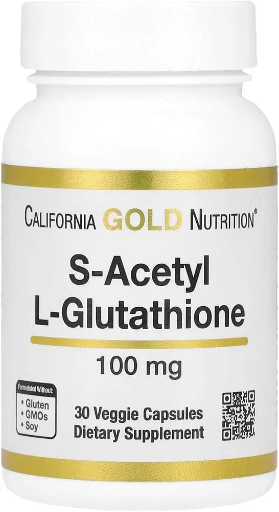 California Gold Nutrition S-Acetyl L-Glutathione 100 mg – 30 kapsula